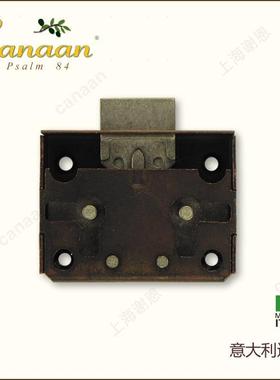Canaan迦南原装意大利进口欧式古典抽屉柜门锁体LOC-20型号