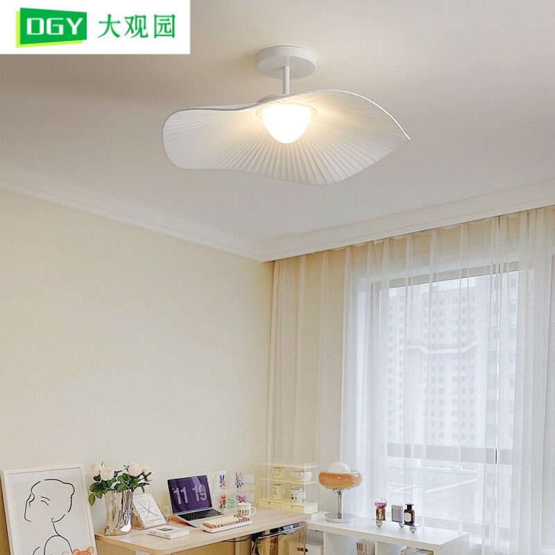 主卧室灯LED灯具现代简约奶油极简网红书房主卧灯客厅吸顶灯194L