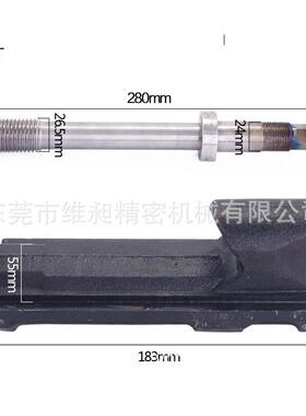 辁丰鼎鹏铣床批士配件平口钳丝杆螺母角固式虎钳用丝杆螺母6寸