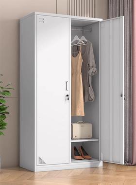 钢物制更衣柜家用宿件舍工员储柜碗柜YAV带锁矮柜书柜文柜子铁皮