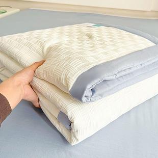 机洗大厂家直供豆维华夫格空调学生薄宿舍夏凉被款 被子单双人 夏季