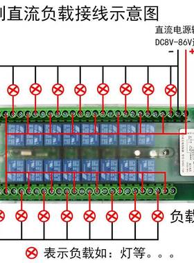 12V24V多控制开16路无线遥控器接开关直关流路96216路收控制器