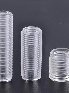 批P线C塑料MBI细牙M6M10透空心牙管无磁防锈明塑料空心穿线出外牙