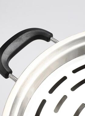 厂家家商蒸汽火锅锅两层用不锈钢用厨房多功能蒸锅40046海鲜锅电