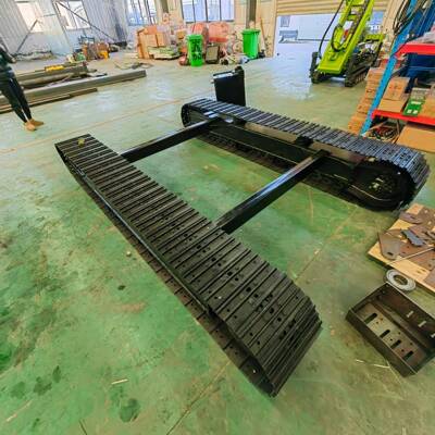 工程履带车底盘电全形越地野爬坡驱动全地行走总成动履形带QSY底