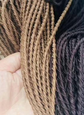 韩版螺丝4m831m料头绳半品材料高弹发圈10成0米彩色松材紧带DIY发