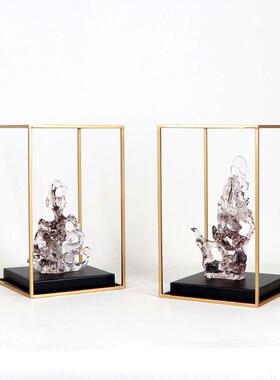 新件中式楼创意MC-TY-57水墨树脂太石摆售处湖会所书房玄关假山装