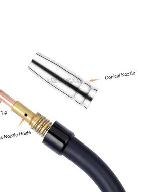 MB15AK保MI保G气二保焊枪配件MB1QUM5导电嘴保护咀护导嘴电咀80PC