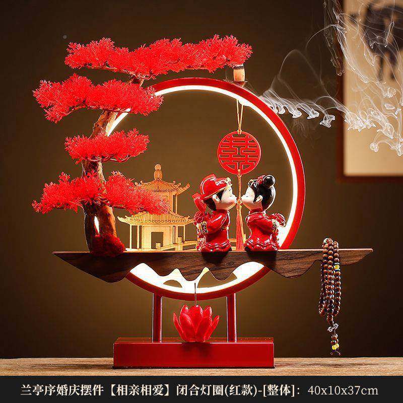 创意婚摆件蜜闺新卧婚礼结物送厂家直供人结婚实用室婚房装饰结婚