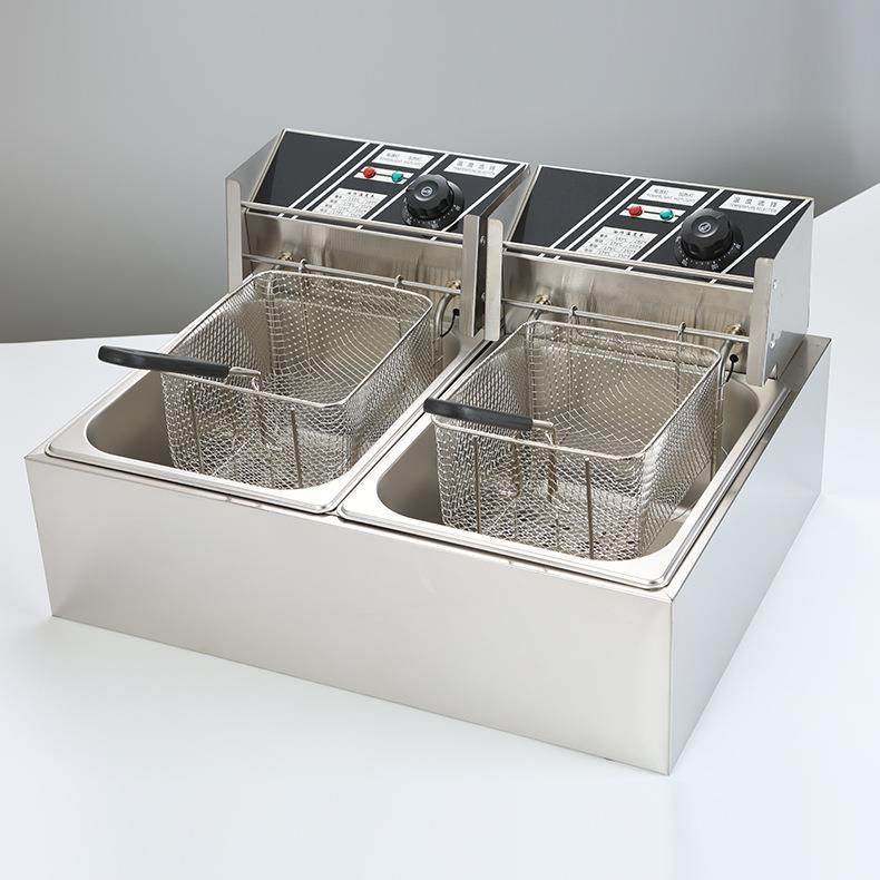 源头厂家商用式不钢锈油炸232锅炸西厨炸薯条机鸡台炸炉电炸炉,厨房电器,其他商用厨电,淘宝优惠券,粉丝福利购,淘宝优惠卷
