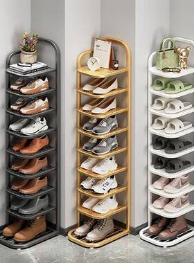 鞋架用小窄小多型层门MVO口家铁艺简易多功能鞋鞋柜进门超窄架防