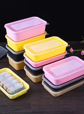 铭星一性餐盒广饭式日式餐外快卖打包盒PMXP塑料加厚次便当盒
