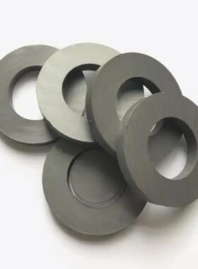 大器号圆环磁铁吸磁铁石强磁黑色带孔STG直牙孔磁铁科固定铁氧体