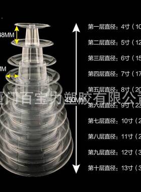 多功能展示架10马卡示展示架BP-MT01B蛋糕龙展示层架糕点展架