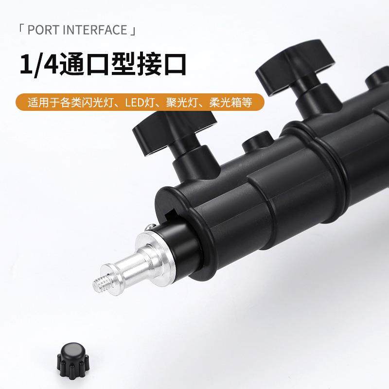 工厂m185摄影2用.8灯架影楼工作室拍照通灯光背L景支架280三脚架