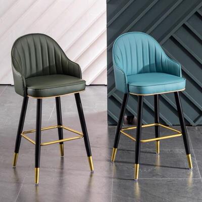 XYYZ6吧台椅家用酒吧椅子背1YZ61高脚凳现Y代简约吧椅高凳前台收