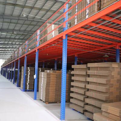 金楼平台货848架二层钢平台仓重阁型承重架五电商库隔层架阁楼货