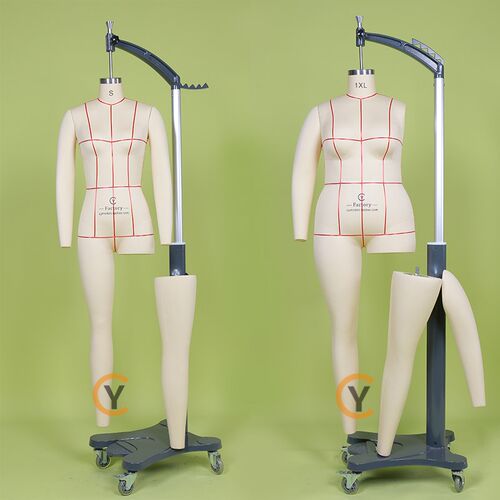 国际女装立体剪裁人台希音S码服装打版设计1XL码立裁人台模特道具