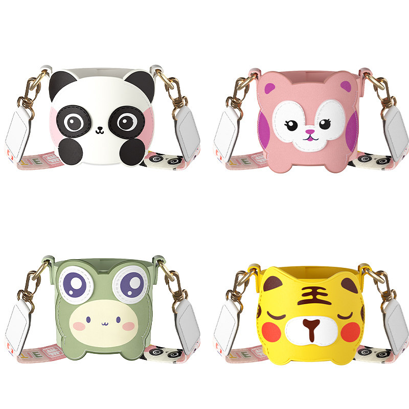 儿童杯套通用皮质保护套水杯挂绳保温杯便携万能手提水壶背带袋子