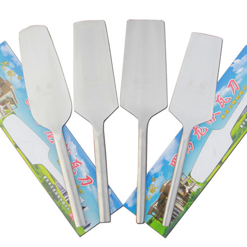 丰钻不锈钢砌砖刀瓦刀泥工瓦工具单面圆头双面泥刀新款砌墙刀包邮