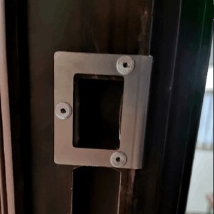 各种异型门框配件 可定制老式新式防盗门塑钢门扣板 锁舌片门框条