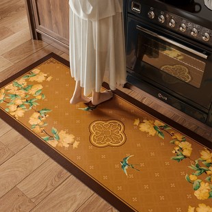 画春堂新中式厨房专用地垫防滑防油吸水垫硅藻泥加厚全铺免洗地毯