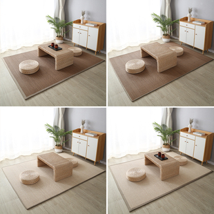 日式竹席垫子地垫凉席地铺垫客厅坐垫竹编榻榻米地毯沙发垫夏季