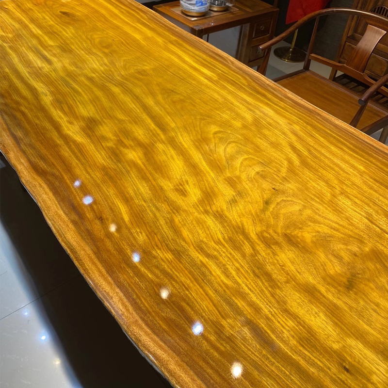 黄檀木实木大板茶桌原木大板茶台花梨木茶几电脑桌办公会议桌书桌