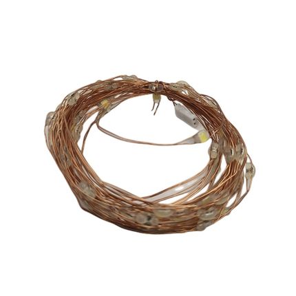 LED灯带魔豆满天星24V吊灯三色变光低压光源暖白光氛围灯铜线灯串