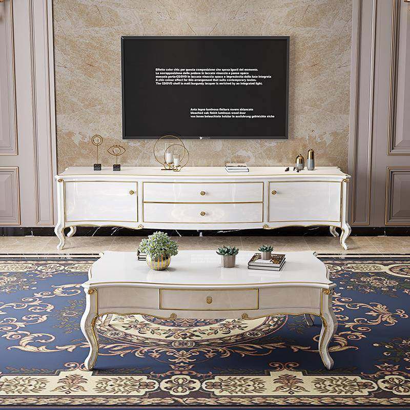 美式轻奢茶几电视柜组合现代简约欧式小户型实木客厅地柜家具套装,鲜花速递/花卉仿真/绿植园艺,割草机/草坪机,淘宝优惠券,粉丝福利购,淘宝优惠卷