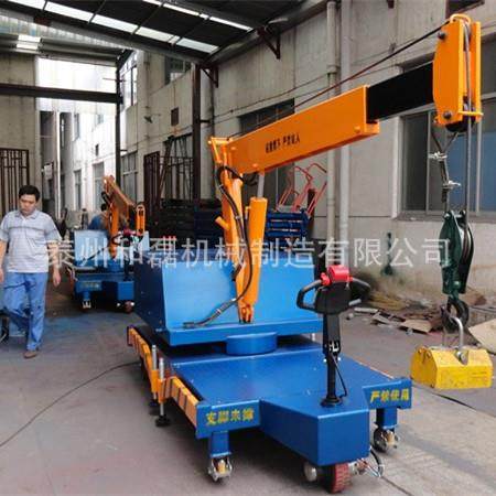 和磊直销FDC电动液压旋转小吊车全自动旋转吊车移动液压小吊机