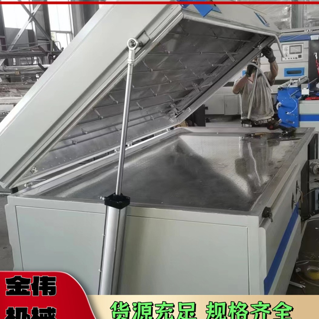 经济型半自动手拉上箱移门吸塑机真空正负压木工橱柜覆膜机