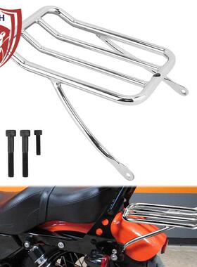 哈雷XL883NXL1200N/V/X改装行李架后货架靠背后尾架07-13