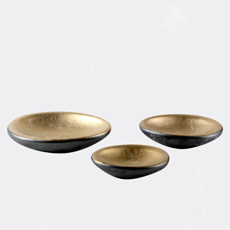 现代家居器皿样板房客厅茶几餐桌创意电镀金色陶瓷果盘KTV装饰品,工业油品/胶粘/化学/实验室用品,其他实验室设备,淘宝优惠券,粉丝福利购,淘宝优惠卷