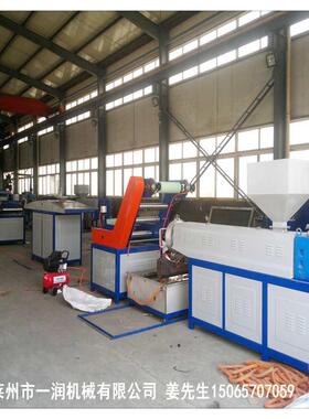 一润机械PPPE塑料拉丝机网袋蓬布编织袋遮阳网防尘网拉丝收丝设备