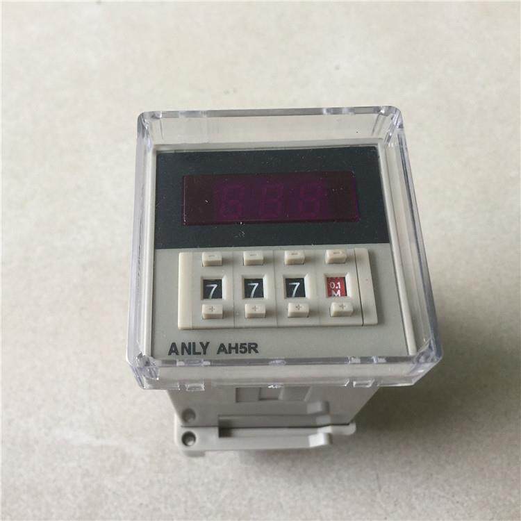 安良数显时间继电器、计时器、定时器AH5R-4安良数显时间制