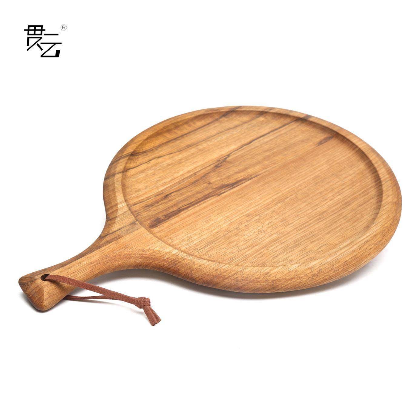 贯云酒店用品北欧风实木面包板木菜板圆形披萨托盘,节庆用品/礼品,新娘配件,淘宝优惠券,粉丝福利购,淘宝优惠卷