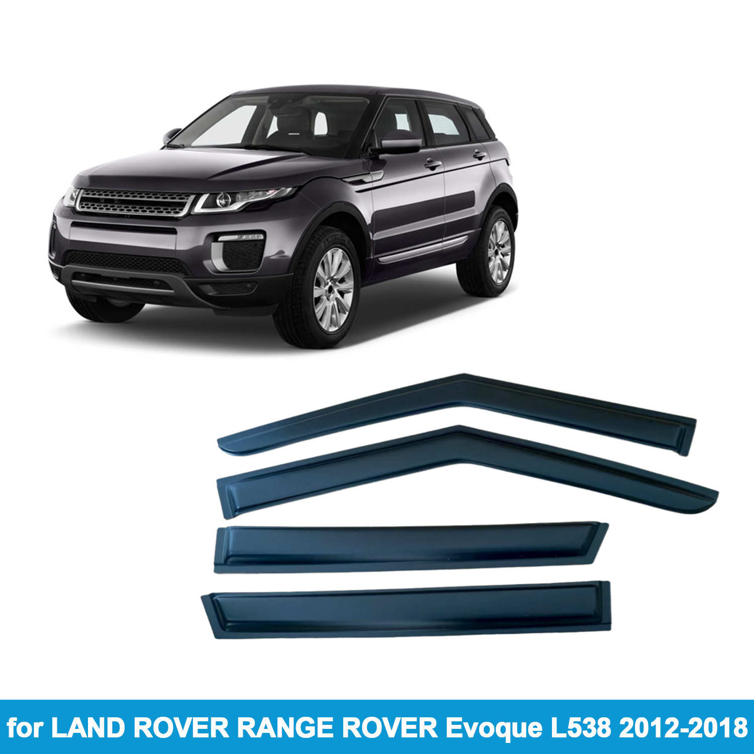 适用路虎LANDROVERRANGEROVEREvoqueL5382012-2018晴雨挡侧