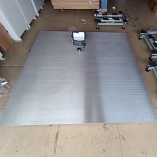 标签打印不锈钢电子平台称热敏打印机1000公斤地磅304不锈钢地秤