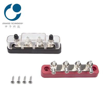 汽车房车游艇4路Busbar汇线排接线排汇流排100A带防尘盖接线端子