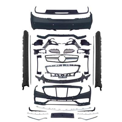 适用奔驰CLS63AMGCLS300CLS350前后杠机盖全车套件改装大包围