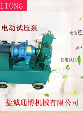 大流量活塞式打压机6Mpa测试压力打压手提便携式增压泵