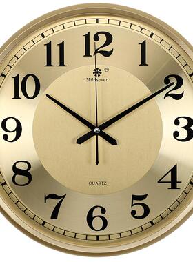 BX622024新款电波钟挂表时钟钟表挂钟客厅欧式新中式自动对时钟挂