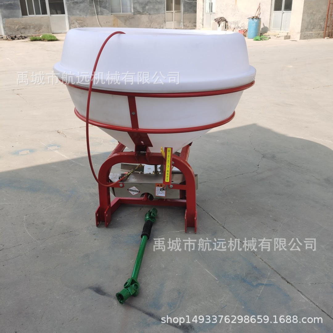 加装搅拌器的撒肥机容量1000斤加厚滚塑料斗防腐蚀耐老化施肥机