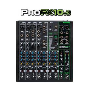 美奇RUNNINGMAN调音台ProFX10v3调音台支持直播K歌带声卡