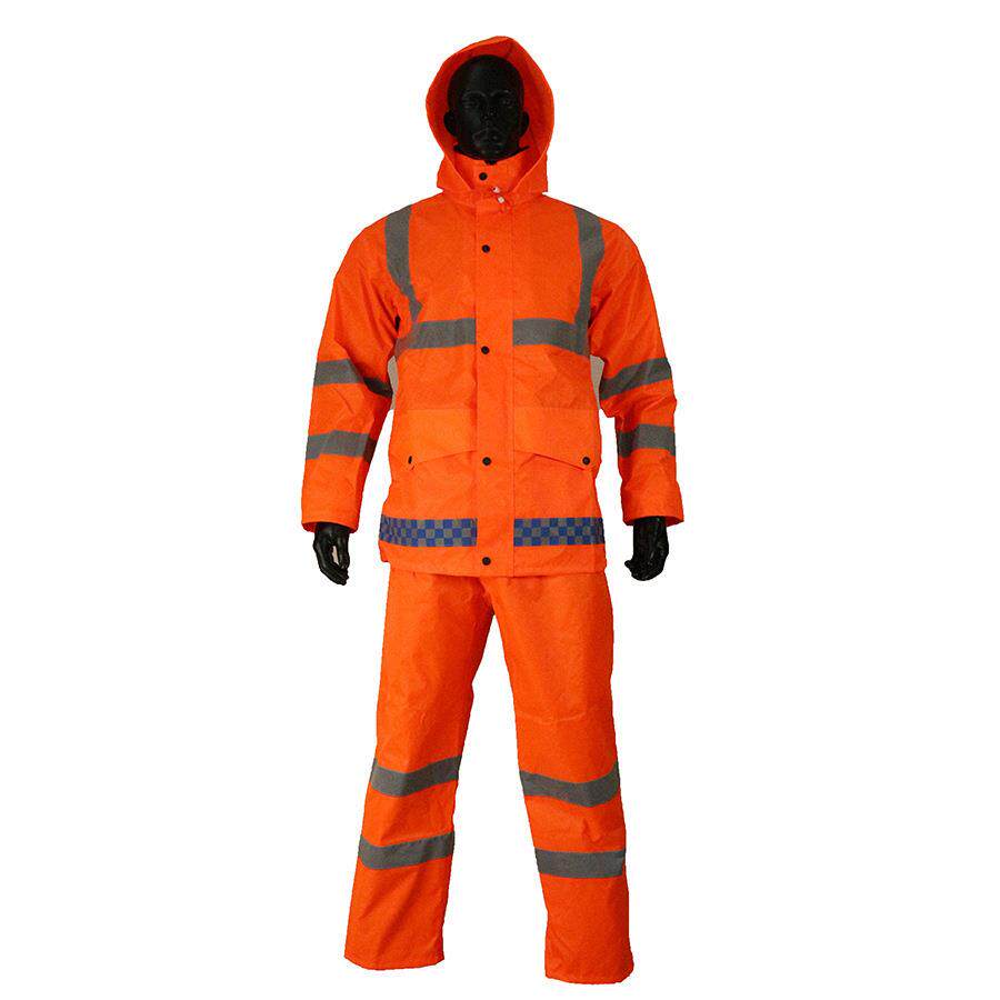 分体式反光衣雨衣套装交通公路户外环卫雨衣工作服雨衣广州可