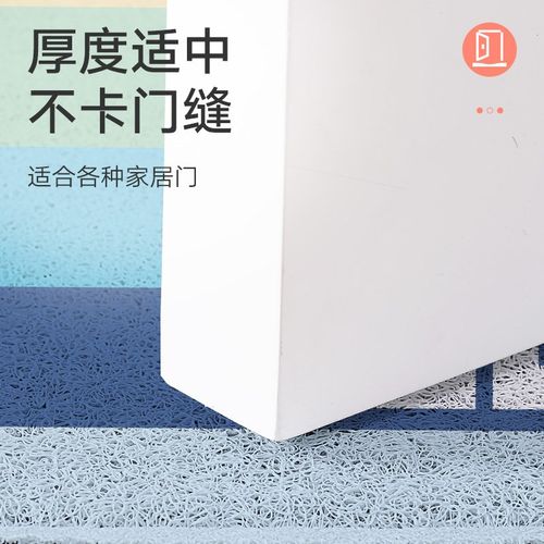 大江地垫入户门进门垫子门口耐脏丝圈脚垫防滑彩虹地毯家用入门垫