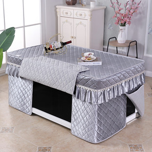 新款 烤火罩套加厚高档毛绒电炉罩长方形茶几取暖炉罩套电火炉桌布