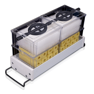 小鱼缸过滤器上部过滤 水族过滤盒 三合一 小型龟缸滴流盒带增氧