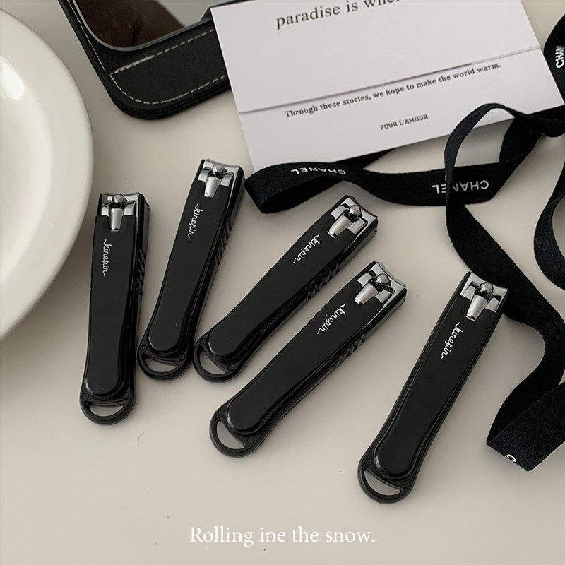 分享随身可携式防飞溅指甲刀单个家用大号指甲钳男女修甲刀工具成